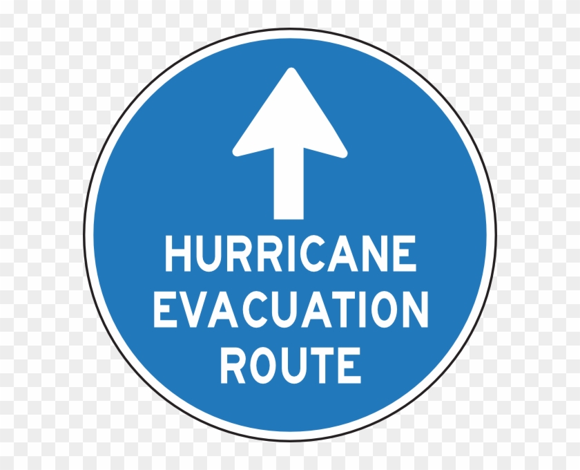 Hurricane Evacuation Route Clip Art - Planning For Tropical Storms #655807