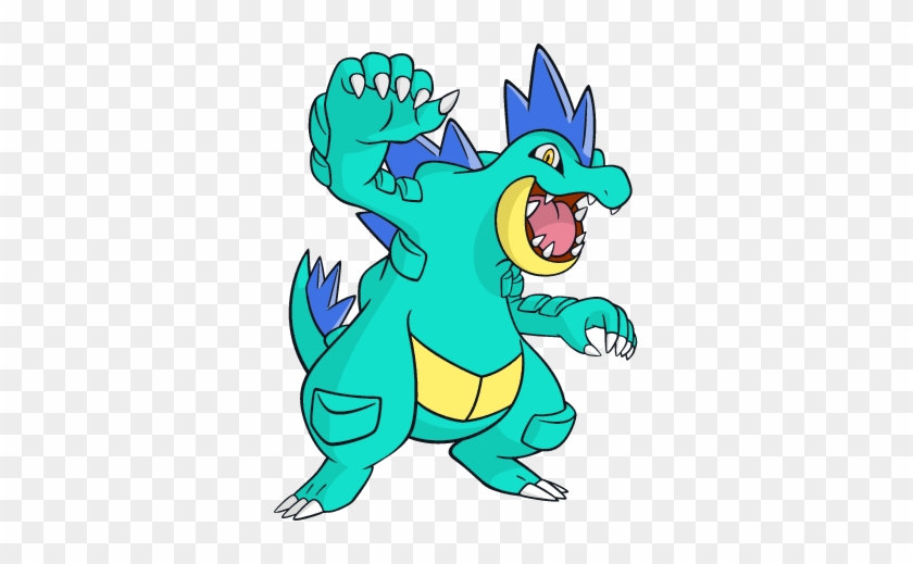 Shiny Feraligatr Dream World Art - Shiny Feraligatr #655826