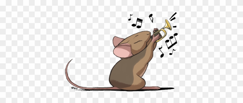 A Couple Years Ago My Parents Who Are Music Teachers - Mouse Playing Trumpet #655908