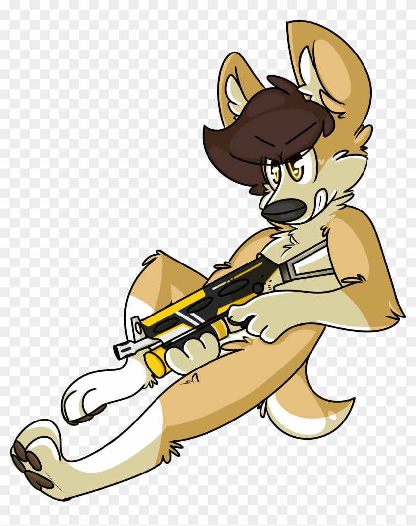 Corgi With A Pp - Cartoon #655931