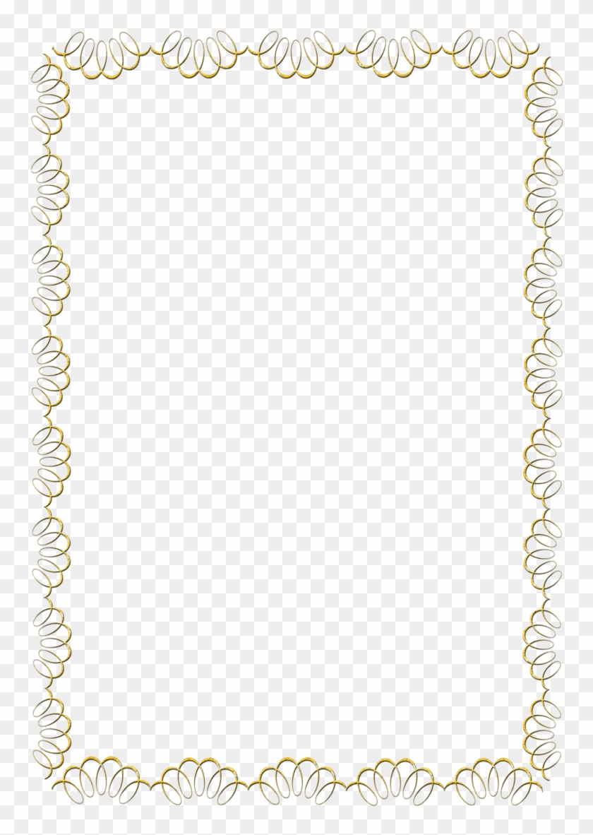 Gold Swirl Frame Clipart - Bordas Para Albuns #655992
