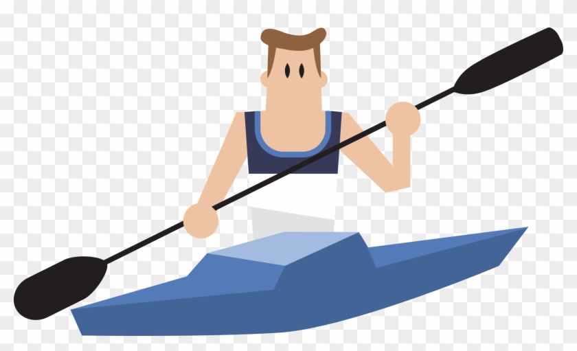 Cartoon Rowing Drawing - Man #656016
