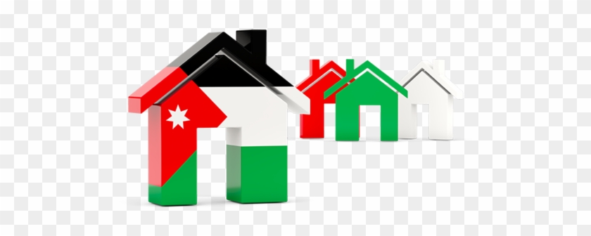 Download Three Houses With Flag For Non-commercial - Flag Of Kuwait #656085