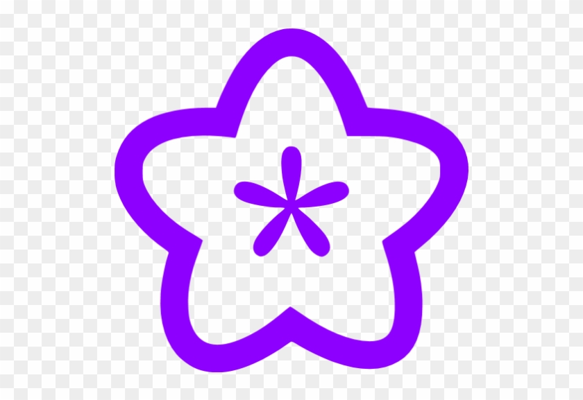 Violet Flower Icon - Flower Icon Png #656132