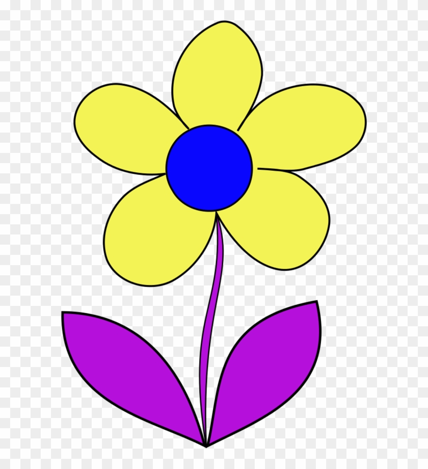 Simple Flower Vector Clip Art - Clip Art #656161
