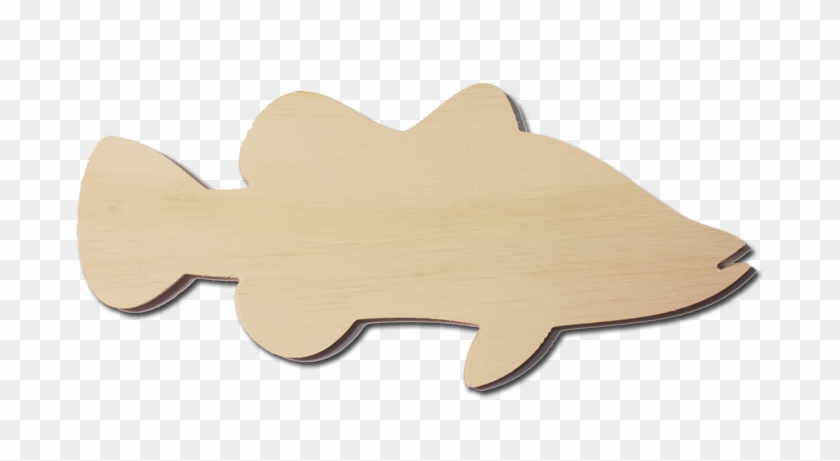 Fish 21cm - Wood Fish Cut Out #656170