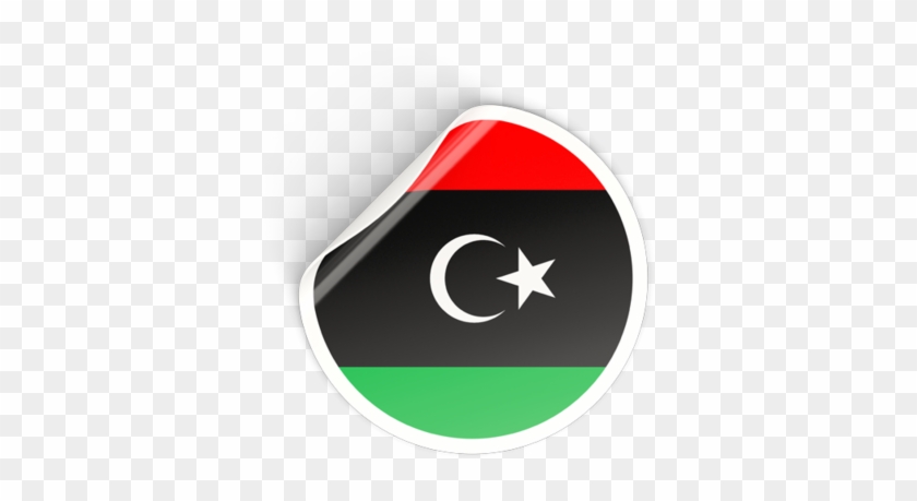 Illustration Of Flag Of Libya - Libyan Flag Circle #656188