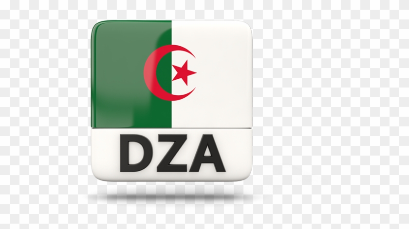 Illustration Of Flag Of Algeria - Algeria Flag #656197