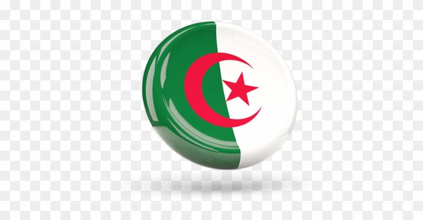 Illustration Of Flag Of Algeria - Flag Of Algeria #656202