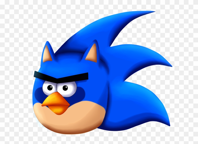 Sonic The Hedgehog Clipart Angry Birds - Angry Birds Sonic The Hedgehog #656282