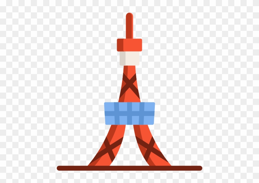 Tokyo Tower Free Icon - Vector Tokyo Tower #656337