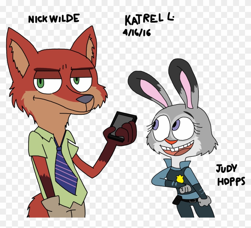 Nick Wilde And Judy Hopps By K9x Toons N Stuff - Nick Wilde #656437