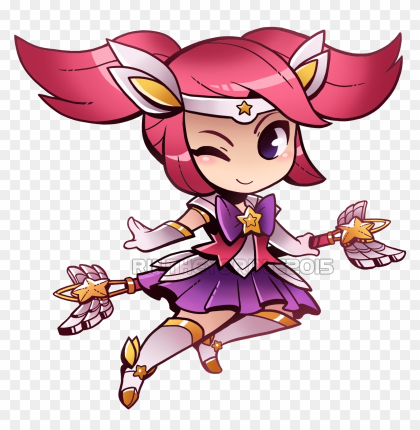 Star Guardian Lux Chibi By Rintheyordle On Deviantart - Chibi Lux Lol #656601