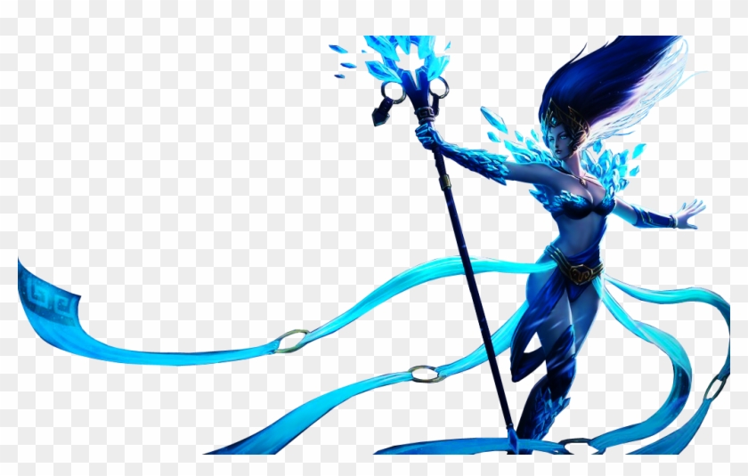Frost Queen Janna Skin - Portable Network Graphics #656620