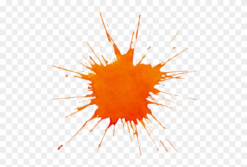 Red Splat Png - Orange Splat Png #656676