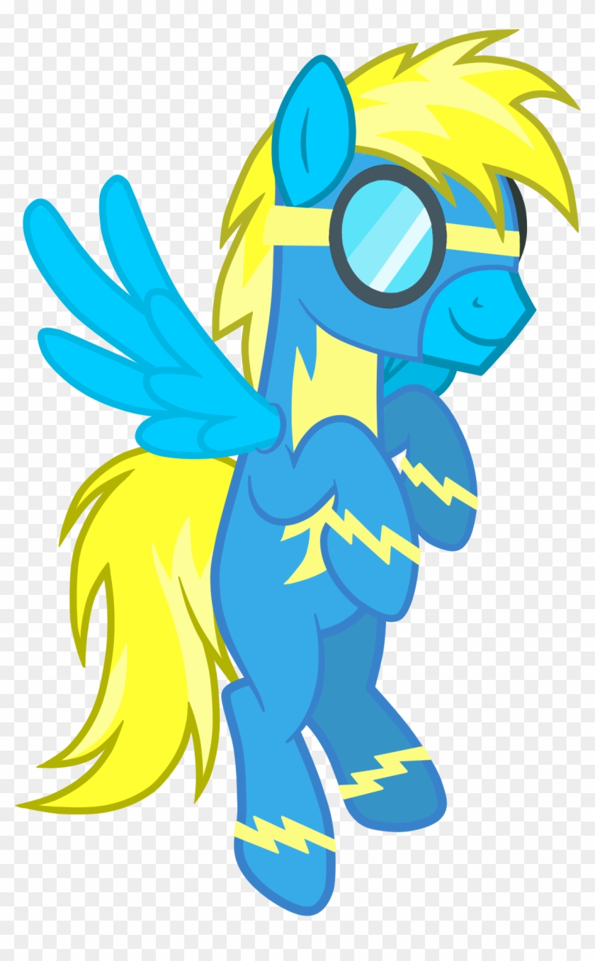 Oc Lightning Flash In Wonderbolt Suit By Theodoresfan - Rainbow Dash #656688