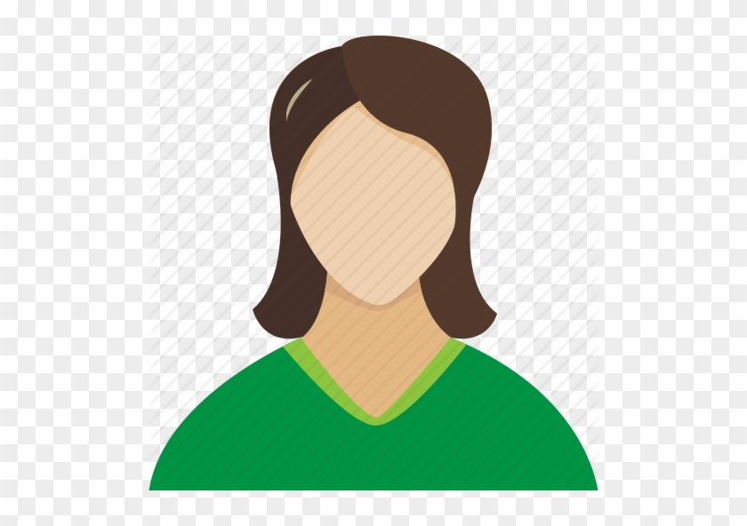 Green Login Icon - Women Brown Png Icon #656699