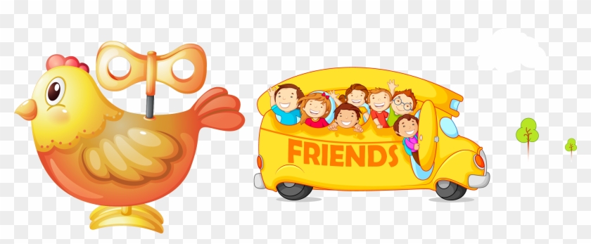 School Bus Illustration - School Bus Illustration #656810