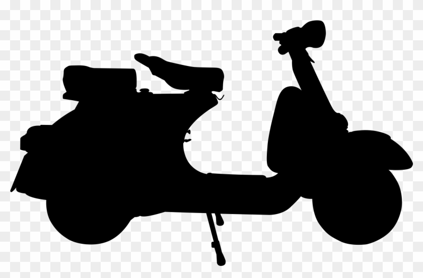 Similar Clip Art - Vespa Vector Png #656896