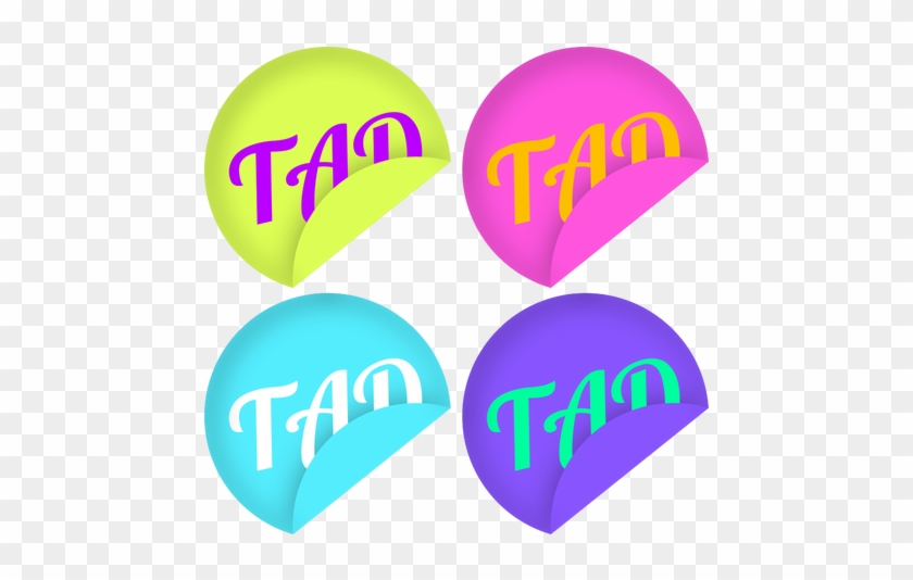 Set Of Tad Stickers Vector Graphics - Sticker #656897