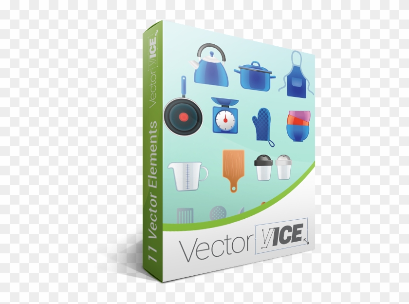 Kitchen Utensils For Cooking Vector Graphics Pack - Vector Graphics #657081