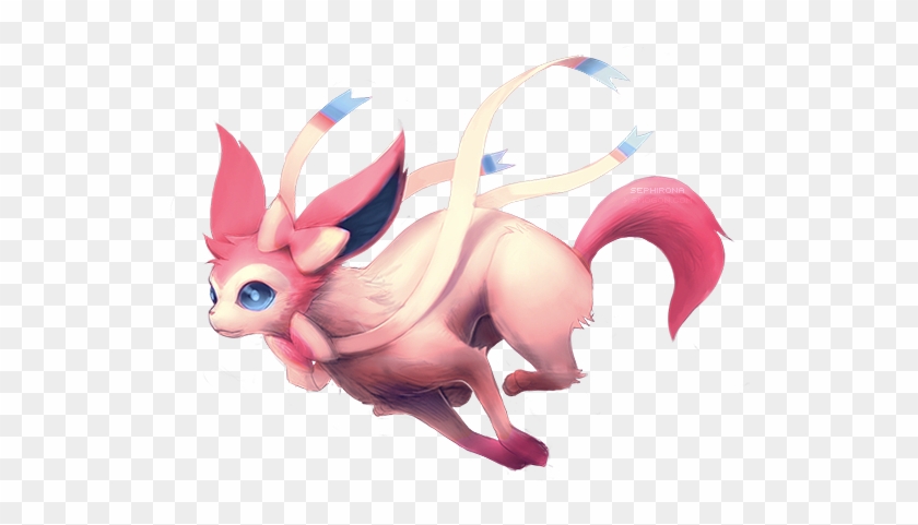 Playing With Fairies - Sylveon Running #657269