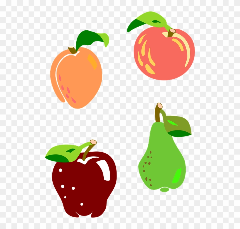 Apple Core Clipart 8, - Apricot Graphic #657294