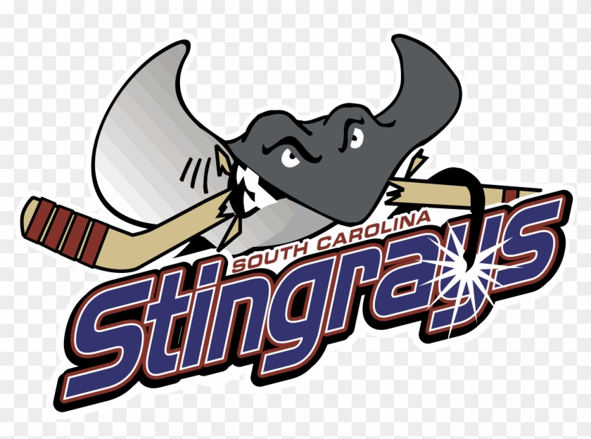 South Carolina Stingrays Logo Black And White - South Carolina Stingrays #657302