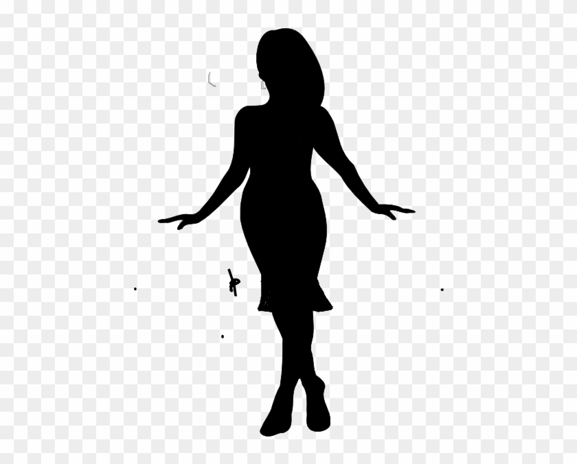 Lady Silhouette Clip Art Zrdufw Clipart - Silhouette Of A Lady #657394