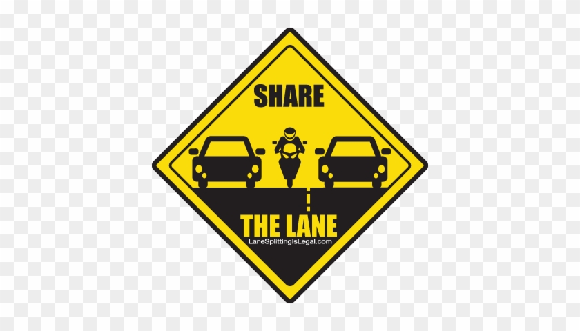 If You Didn't Know, Lane Splitting Is Riding In Between - Lane Splitting Is Legal #657449