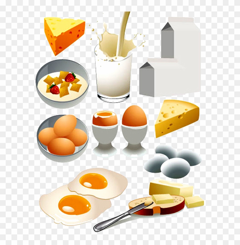 Milk Breakfast Omelette Dairy Product Clip Art - Milk Breakfast Omelette Dairy Product Clip Art #657486