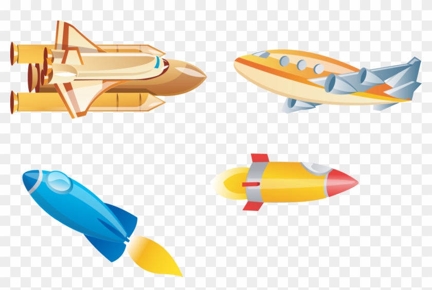 Airplane Spacecraft Rocket Clip Art - Science #657496