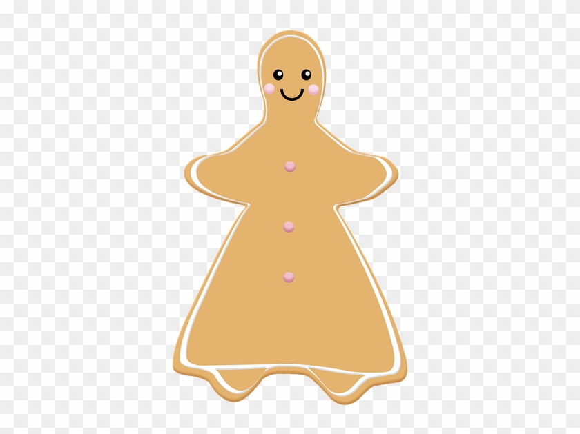 Gingerbread Cookie Cliparts 18, - Gingerbread Man #657556