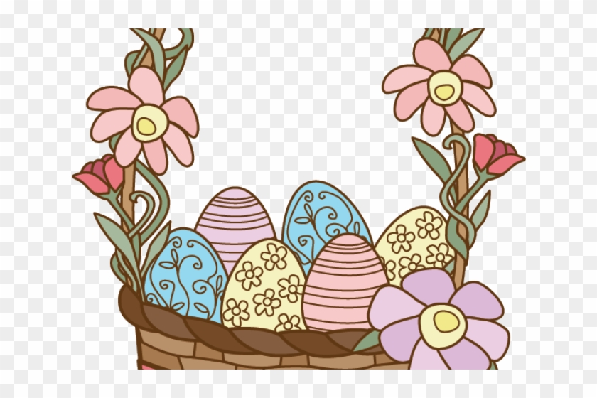 Easter Basket Clipart - Easter Basket #657569