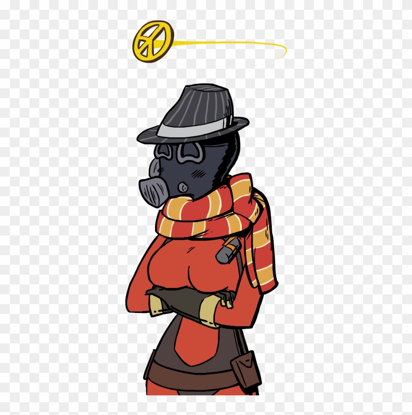 Commission] Warm Mobster Pyro By Rezuaq On Clipart - Cartoon #657592