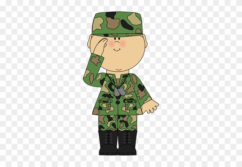 soldier salute clipart