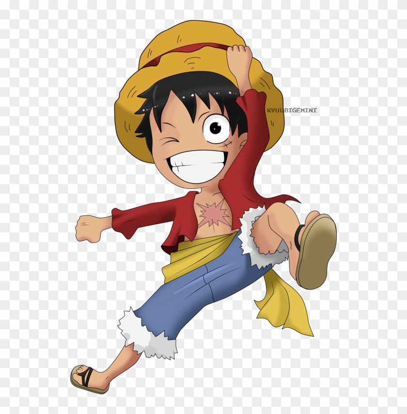 Free Luffy One Piece Chibi Mugiwara No Luffy Chibi Free Transparent Png Clipart Images Download