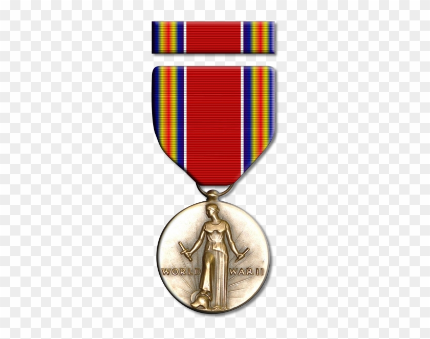 The World War - Ww2 Victory Medal Png #657682