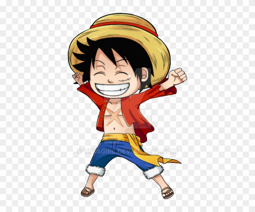Luffy One Piece - One Piece Chibi Png #657710
