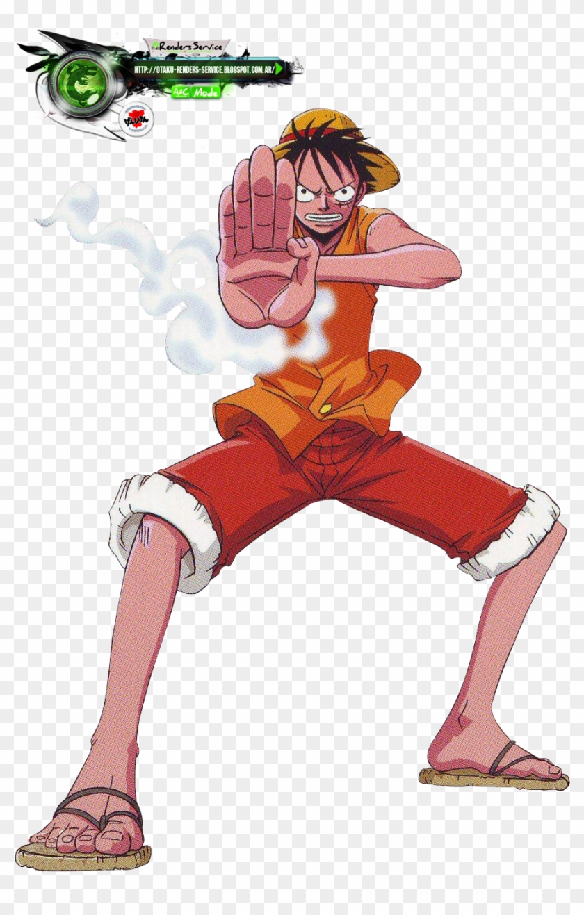 Monkey D Luffy Png - One Piece Wall Scroll - Luffy Vs The Mysterious Four #657720