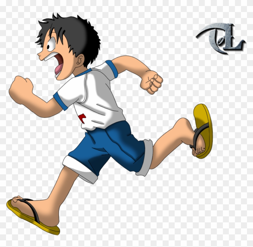 Personnage De One Piece Version Jeune - Anime Running Png #657826