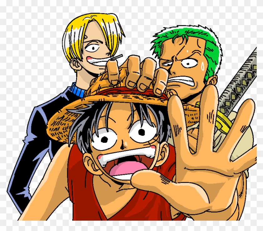 Gonderen Luffy And Zoro And Sanji - Sanji Zoro E Luffy #657880