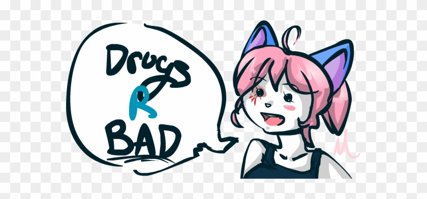 Drugs R Bad U Gais By Mosaicsplash - Cartoon #658024