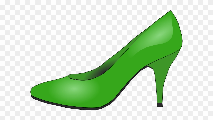 Green High Heel Clipart #658119