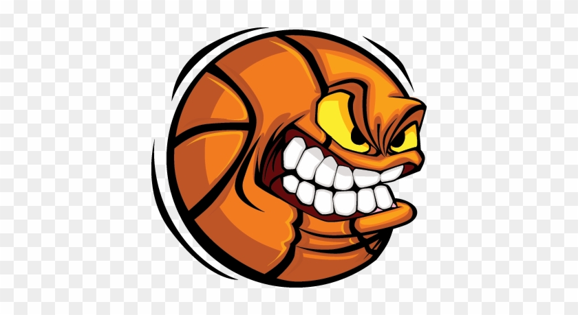 Basketball Bball - Cartoon Ball Face #658132