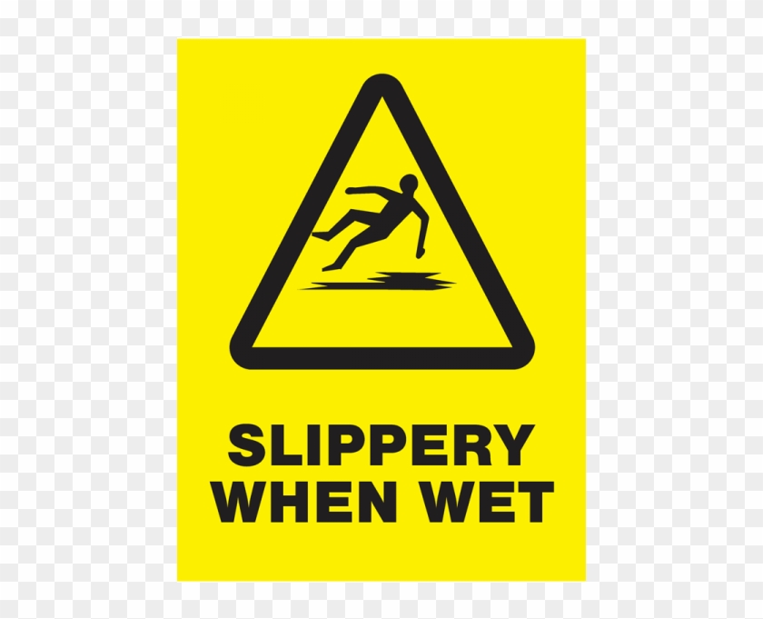 Slippery When Wet - Accuform Floor Slippery When Wet #658166