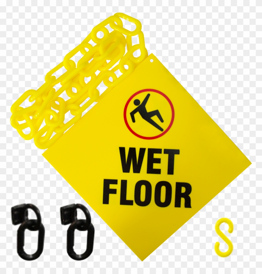 Zoom, Price, Buy - Mr. Chain 7406wf Wet Floor Sign Kit, 72" Wide #658169