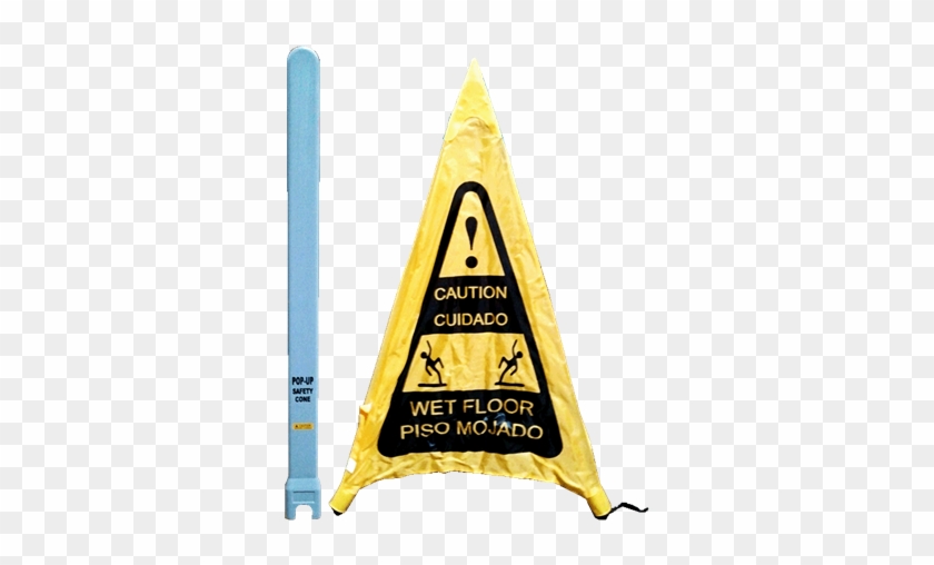 Affordable Wet Floor Cone Evo Yellow With Tube Bilingual - Wet Floor Signs Cone #658231