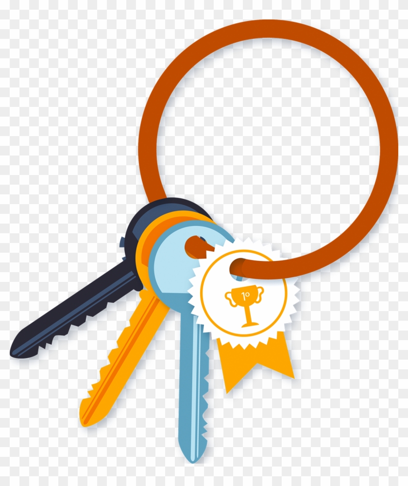 Keychain Clip Art - Keychain Clip Art #658512
