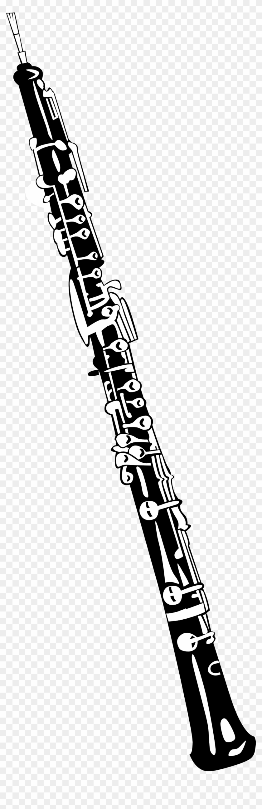 Oboe Clipart - Oboe Coloring Page #658671